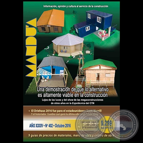 MANDU'A Revista de la Construcción - Nº 402 - Octubre 2016